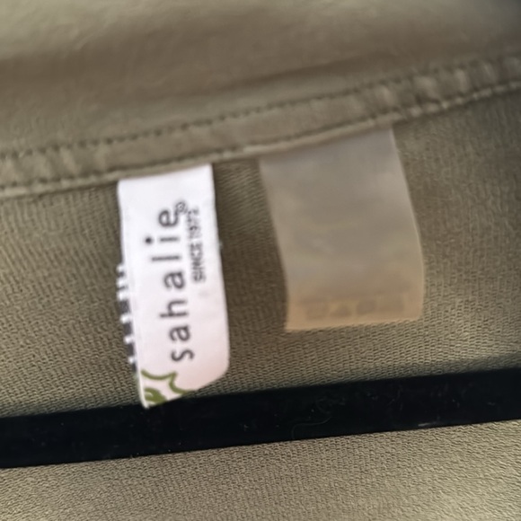 SAHALIE ARMY GREEN PEACOAT (M) - Picture 5 of 10